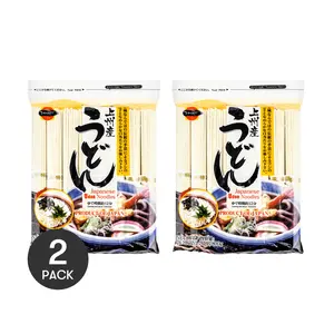 2 Pack J-BASKET Japanese Udon Noodles Dried 28.21oz Each - For Stir Fry & Soup, Quick Meal, Authentic Asian Pantry