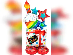 Airloonz Consumer Inflatable Stacked Birthday Icons