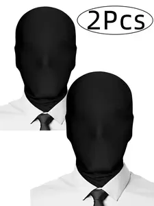 2Pcs-Unisex Baracuda Mask Set , Dust & Wind Protection, Summer Neck Guard, Halloween Role-Playing Sports Tight Fit Hood, Accessories