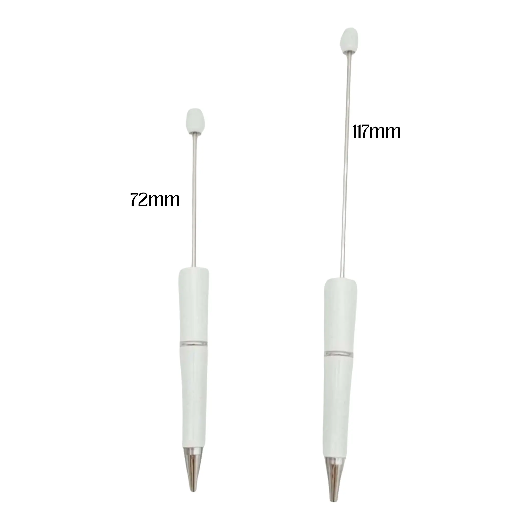 Beadable Pen Extender Bars | 117mm Extension Rods | Pack of 10 | DIY Pen Making Supplies