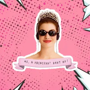 Anne Hathaway The Princess Diaries sticker
