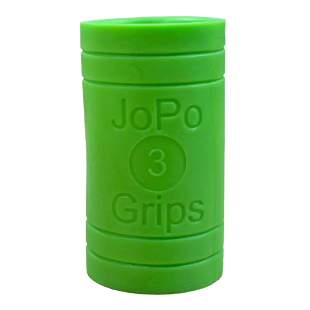 JoPo Power Ergonomic Oval Blend Finger Insert Labels - 10-Pack Green Dual Surface Interchangeable Office Stationery, 31/32 Outside Diameter, Smooth & Tactical Bumps Inner Surface, Strategically Placed Nubs, Comfortable Grip for Bowling Consistency