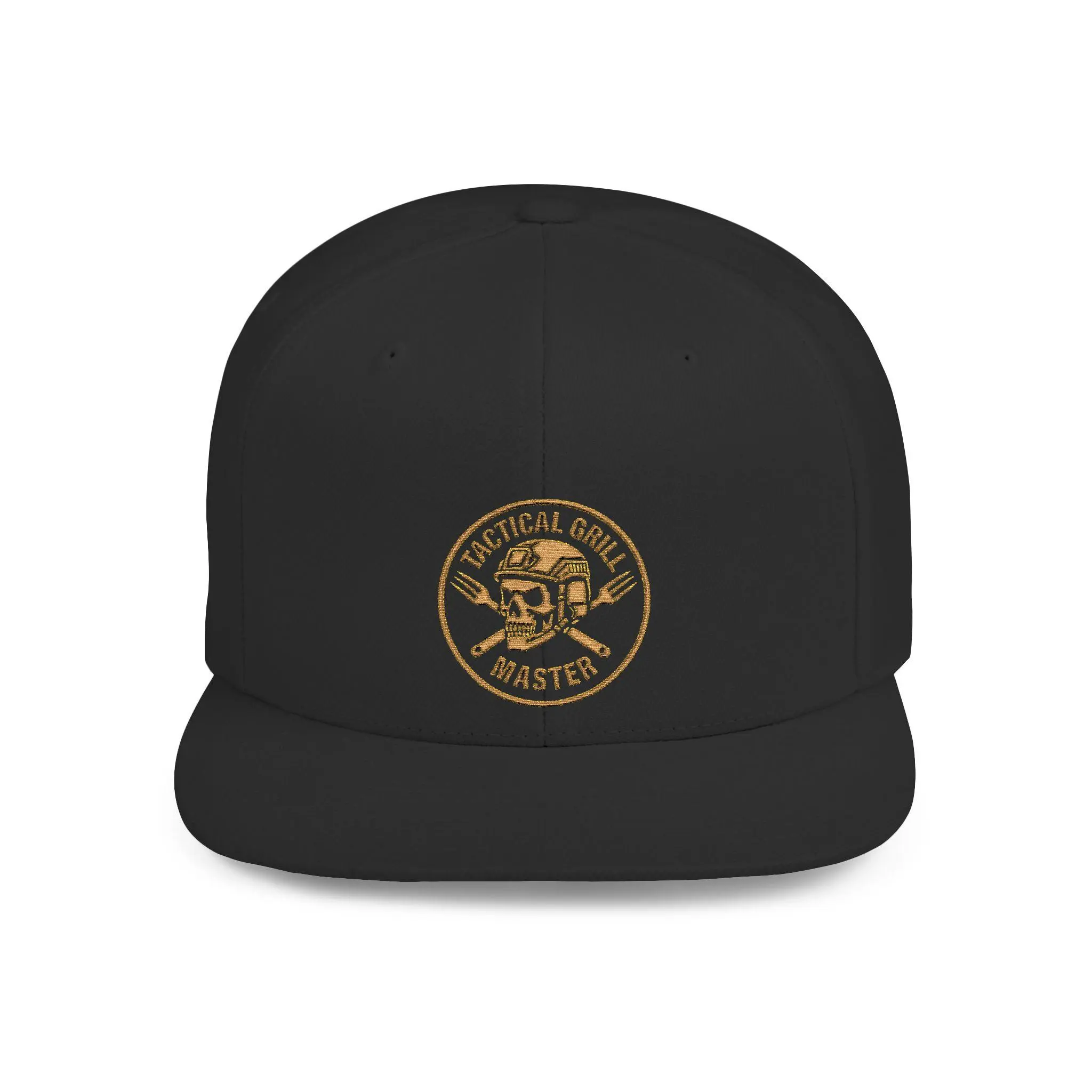 Tactical Grill Master Flat Bill Snapback Hat - War Fox Logo