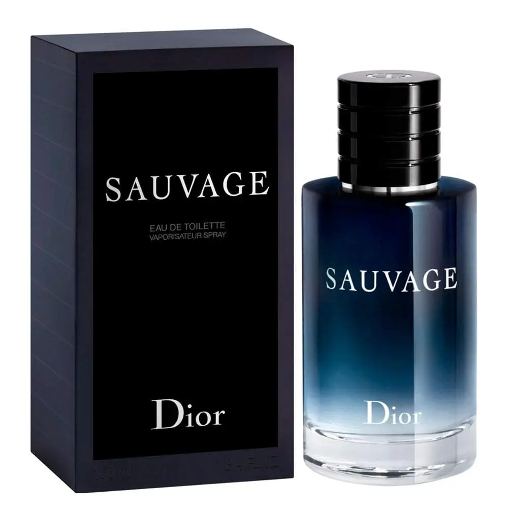 Christian Dior Sauvage Eau De Toilette Spray for Men, 3.4 Fluid Ounce Long-Lasting Men's Cologne