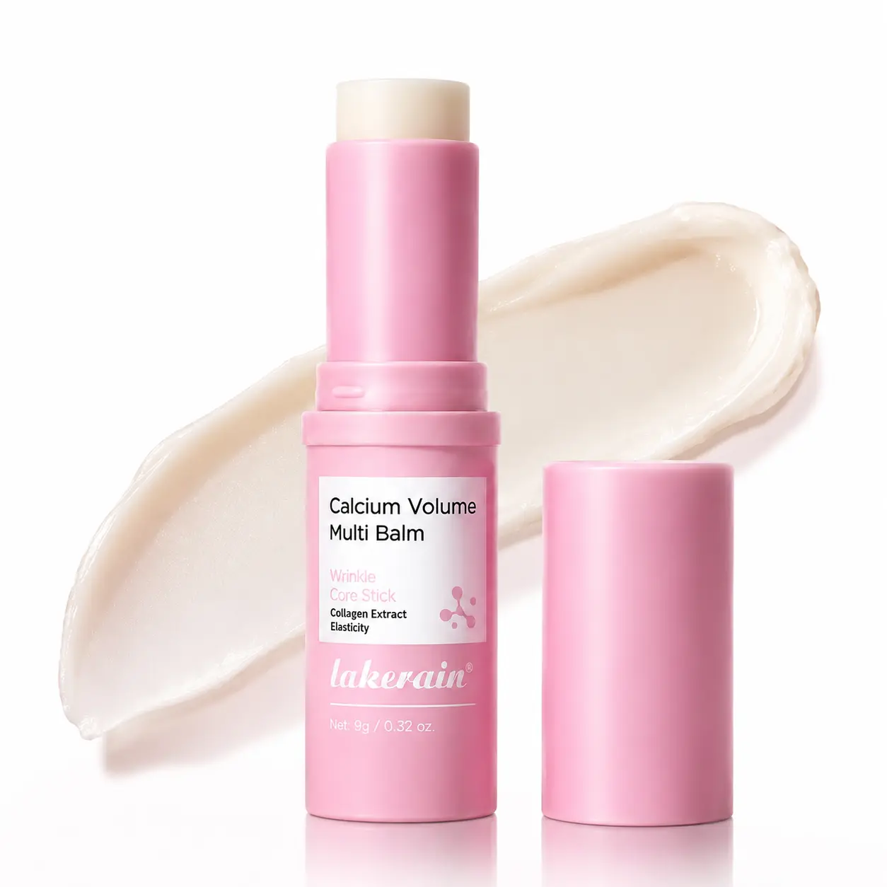 Lakerain Moisturizing Eye Multi Balm, Wrinkle Core Stick with Collagen, Firming Moisturizer Stick, Under Eye Balm for Improving Fine Lines Dark Circles and Puffiness, Non-Greasy and Lightweight, for All Skin Tone, Firming Eye Cream, Skin Care Product