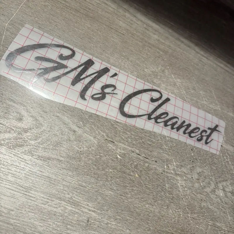 3x12 clean vinyl decal for car window 3x12 clean vinyl decal for car window