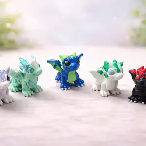 3D Printed Dragon Hatchling Set