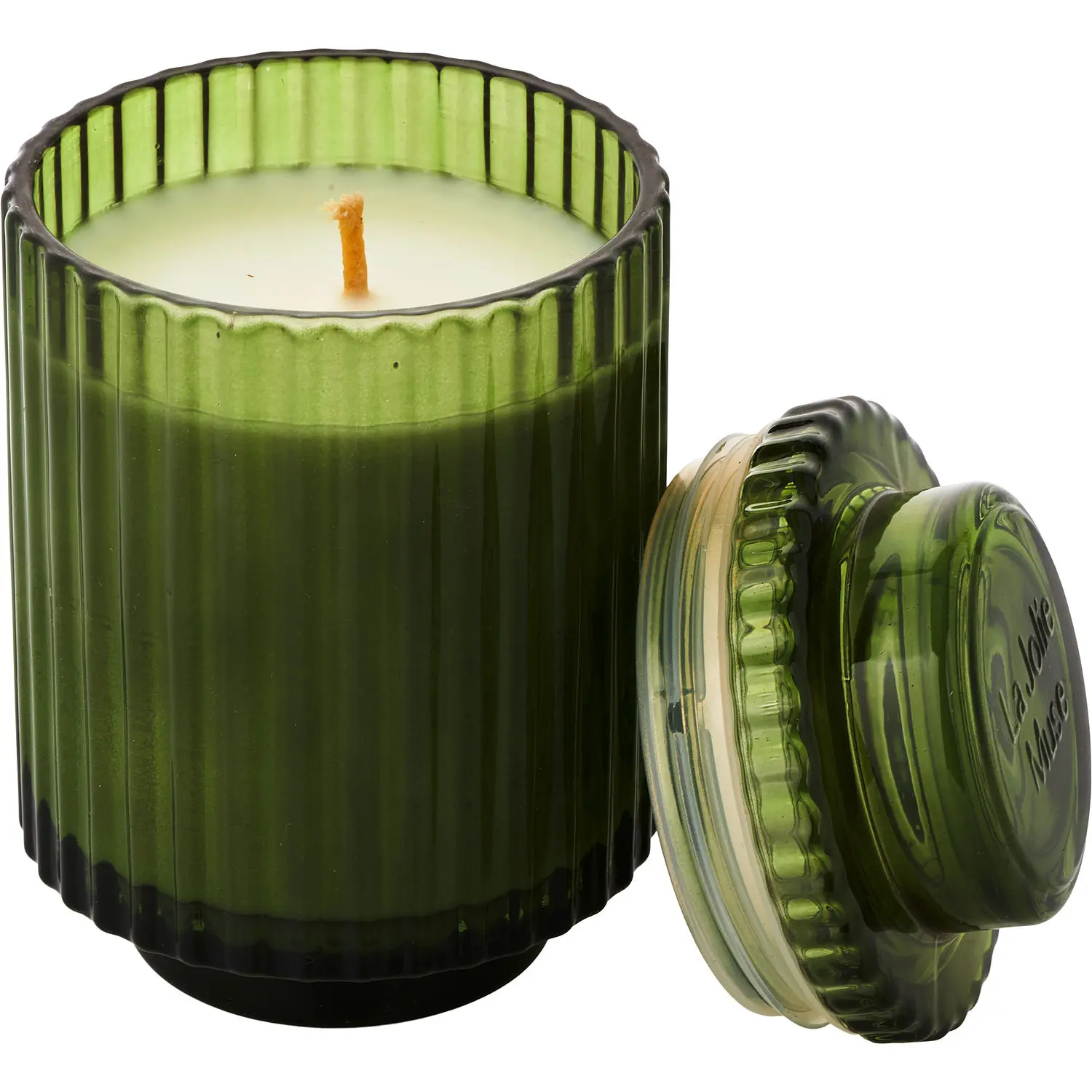 Amelie Pomegranate & Pine By La Jolie Muse Soy Wax Candle For Unisex