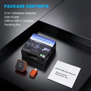 【NewYear2026】Wireless CarPlay & Android Auto Adapter – Plug & Play, Fast No-Delay, Hands-Free Calling, iPhone & Android Compatible