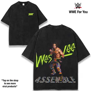 WWE Wes Lee NXT High-Flyer Legacy Tee – Showcasing Breakout Career, Record-Setting North American Title Reign, Lightning-Fast Agility, Aerial Mastery & Underdog Rise to Stardom, Premium 230gsm Cotton Streetwear for True Wrestling Fans