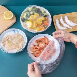 100 Pcs Disposable Fresh-Keeping Plastic Wrap - Food Contact Safe, Fruit Storage