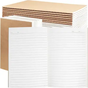 24 Pack A5  Notebooks Bulk, Lined Paper Journaling Notebooks, 8.3x5.5in 60 Pages Composition Notebook Travel Journal Set for Work, School, Students,, , Office,  to school Supplies