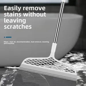Silicone Scraper Broom Magic Cleaner Advanced Glass Wiper Floor Mop Home Cleaning Tool Patch Cleaning Broom Bathroom Sweeper Water