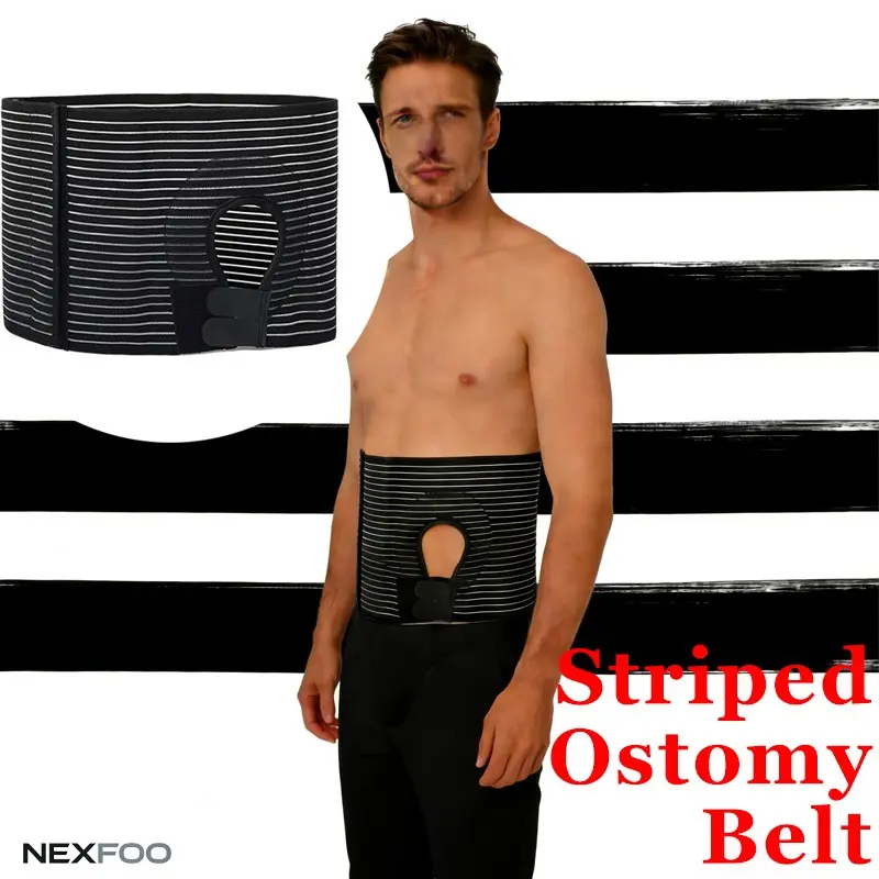 Adjustable Ostomy Belt, Breathable Waist Cinching Band, Pressure Relief Ostomy Ring, Comfortable and Secure Fit, Medical Grade Material, Waist Abdominal Belt, Stomach Wrap, Abdominal Binder
