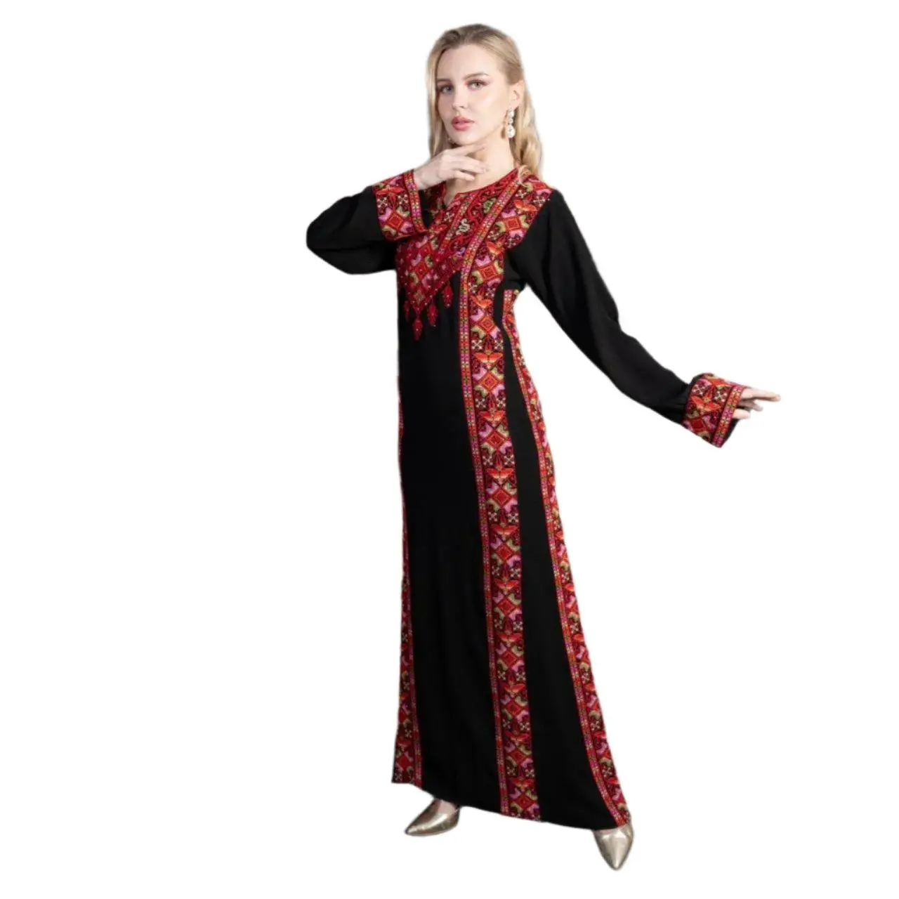 Embroidery Abaya with 4 Veins: Unique Elegance and Superior Comfort