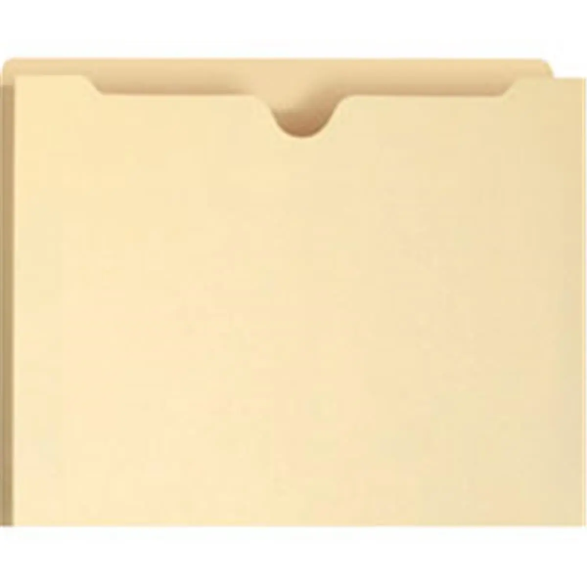 Smead SMD75470 Manila File Jackets, 1/2" High Straight-Cut Tabs, 11 Point Stock, 3-Sided Closed Full-Height Sides, for Storing Bulky Documents & Keeping Materials from Slipping