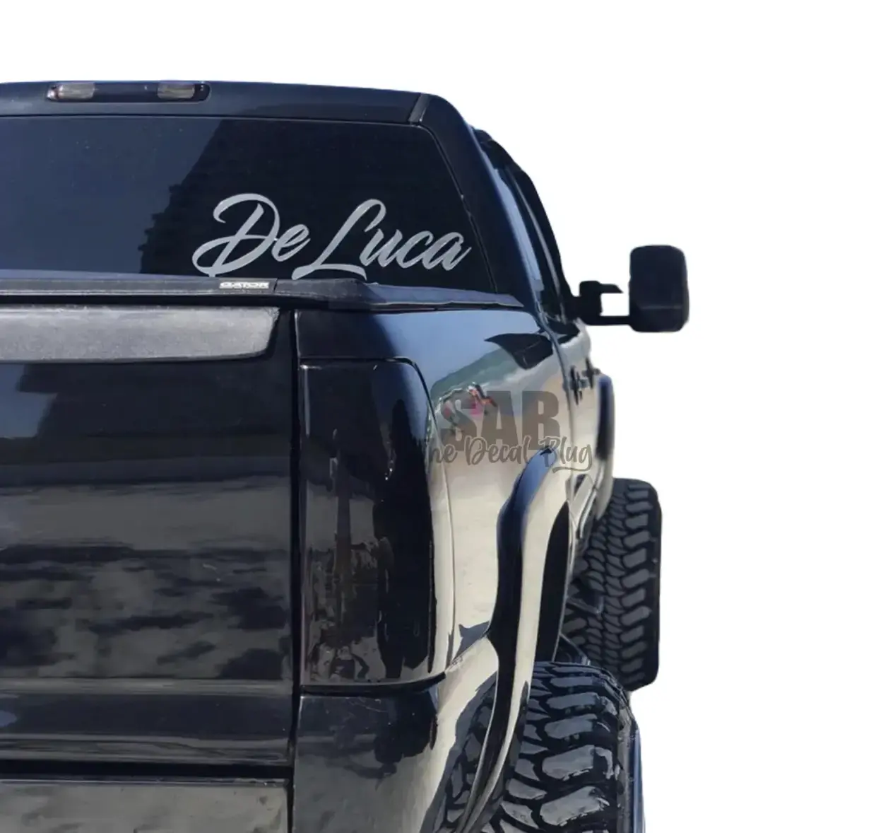 Last Name Decal Custom Name Decal for Trucks Personalized Decal Pick Your Font 8-24 Inches