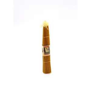 Candle 33 Honey Candles Pure sepulcher Hand Made Jerusalem Holy Land Church