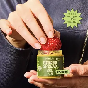 Pistakio - Crunchy Pistachio Spread with Quinoa Crunch Nut Spread Fruit Chocolate 3.4oz