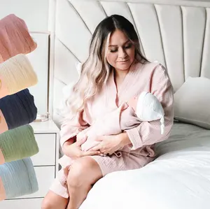 Maternity Robe and Swaddle, hospital robe, new mom gift