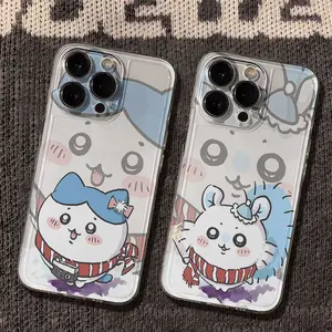Unique Artistic Design Phone Case C-Chiikawa Momonga Cute Y2K Couple Phone Case IPhone 17 16 15 14 13 12 11 Pro Max Plus Air Transparent Protective Case Kawaii Anti-fall New Protective Drop-proof Retro Stylish Christmas Gift