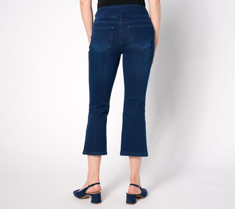Belle by Kim Gravel Tall Flexibelle Kickity Split Cropped Jean