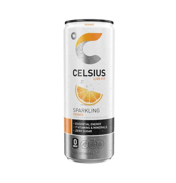 CELSIUS Sparkling Orange, Functional Essential Energy Drink 12 Fl Oz (Pack of 12) CELSIUS Sparkling Orange, Functional Essential Energy Drink 12 Fl Oz (Pack of 12)