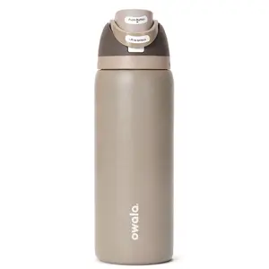[PRE ORDER_SHIPPING 15–20 DAYS] Owala FreeSip 24/32oz Color Down To Earth Water Bottle Perfect for School, Work, Gym & Outdoor Activities