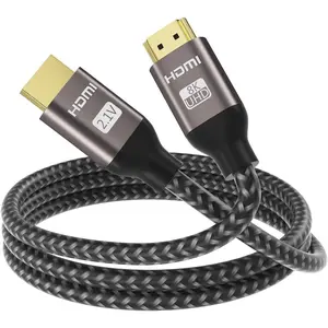 8K@60Hz HDMI Cable 4K@120Hz, 48 Gbps HDCP2.2& 2.3, Ultra High Speed HDMI Certified-【3.3FT/1M】