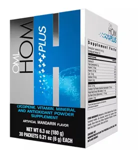 OML Homo Plus Mandarin Flavor net wt 6.3oz 180g | box with 30 packets 0.21oz (6g each)