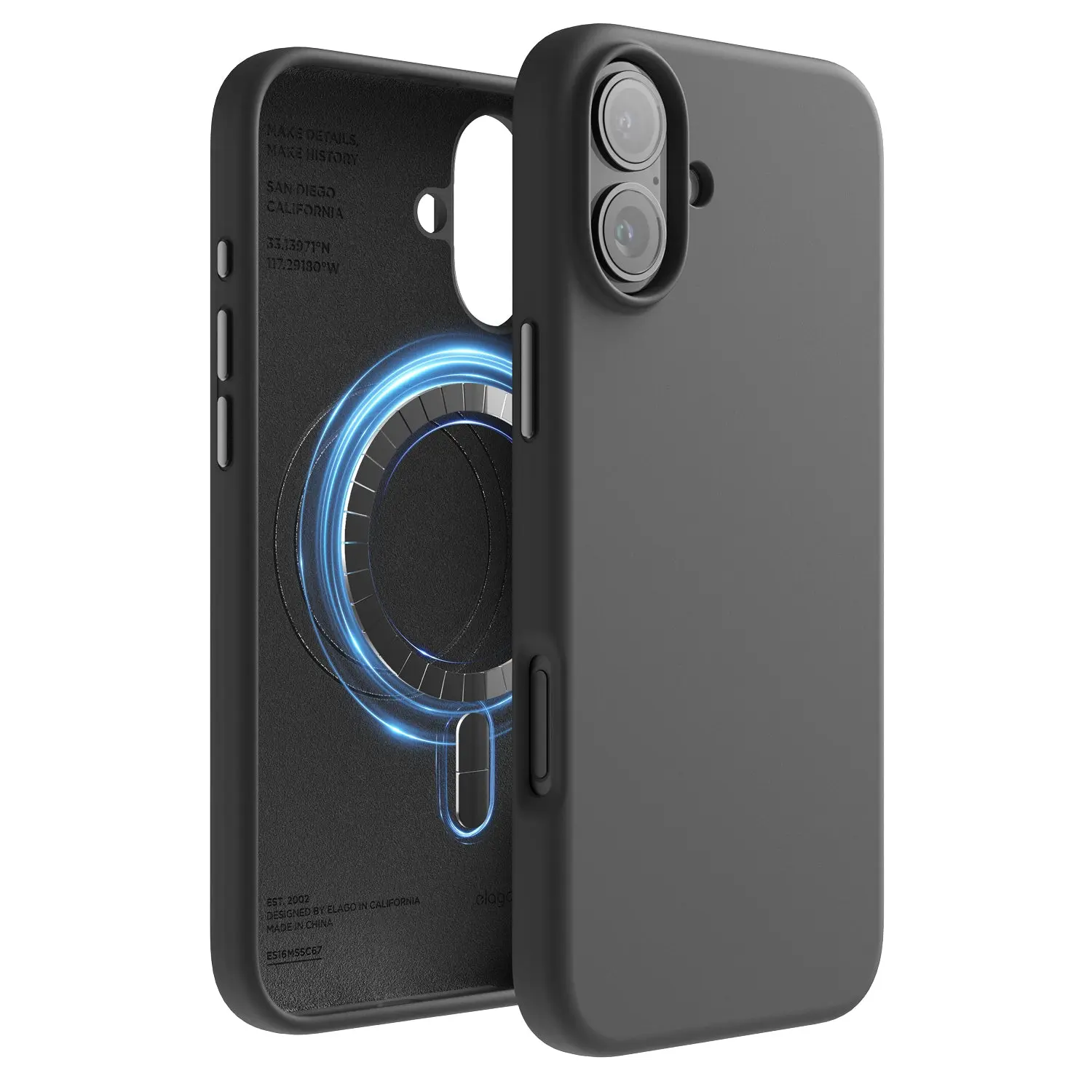 elago MagSafe Silicone Case for iPhone 16 Plus - Compatible with Smartphone, Handheld, Cellphone Wireless Devices [4 Colors], Casing