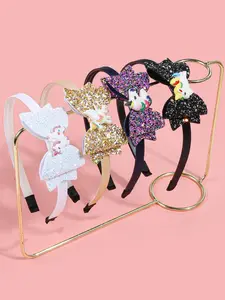 Cute Unicorn Design Hair Hoop, Glitter Hair Hoop for Girls, Fashion Hair Accessories for Party, Daily Clothing Decor, Hair Accessories Sets