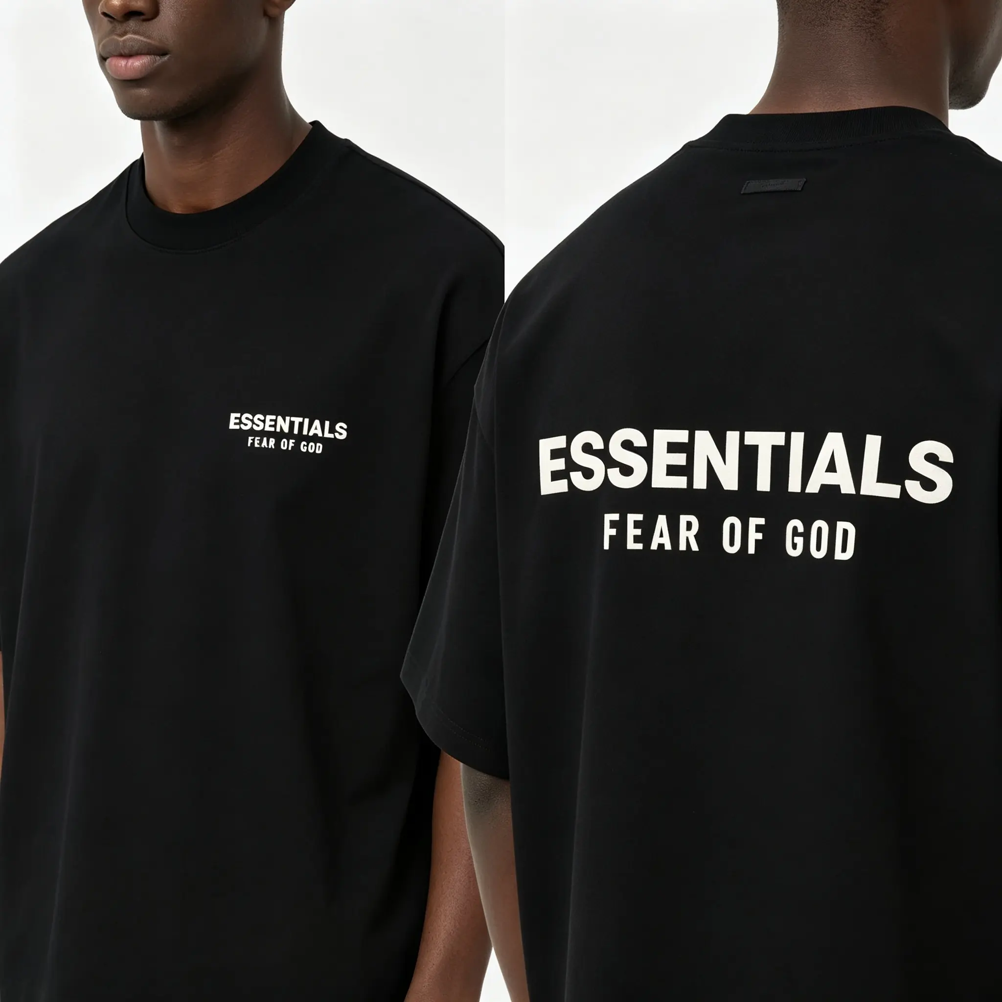 Fear of God Essentials Jersey Crewneck Tee 'Black'