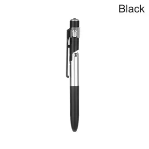 4-in-1 Multifunction Stylus Pen - Ballpoint Pen, LED Light, Phone Stand - for Office, School Use