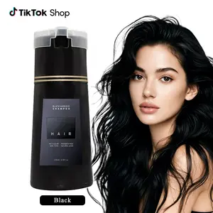 3 in 1 Natural Herbal Color Shampoo, Hair Semi Permanent Dye with Ginseng Polygonum and ganoderma extract, 200ML