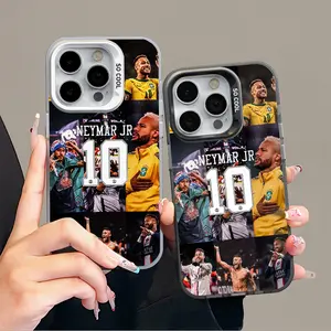 Neymar Phone Cases For iPhone 17 16 15 14 13 12 11  PRO PLUS MAX Gift Shockproof Protection Anti-Drop Protective Protector  Shell Cover football Cellphone Smartphone