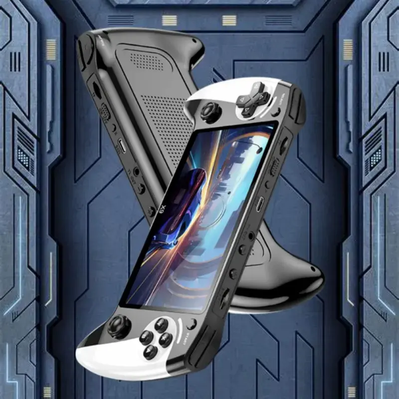 X9 Handheld Game Console, Rechargeable Portable Gaming Device, 5.5 Inch HD Screen, Retro Arcade Games, Home & Travel Use, Portable Gaming System