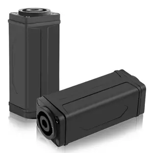 Speaker Conversion Plug NL4FX Professional Audio Connector, 13AWG Male to Female Coupler Adapter Compatible with Neutrik NL4MP, NL4MPR, NL4FC, NL4FX, NLT4X 2Pack