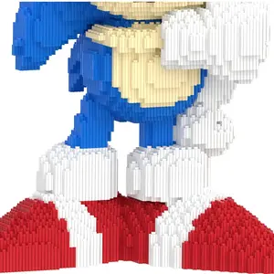 2026 12,154PCS Micro Building Blocks Set, Anime-Inspired 3D Dash Model Kit, DIY Assembly Toy, Ideal Holiday Gift & Home Decor