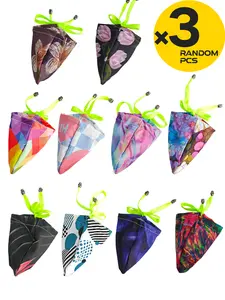 Men's Mesh Patchwork Swim Trunks Set Swimming, Strapless Drawstring Underwear, Slim-Fitting All over Print, Sexy Design, Random Colors, One Size