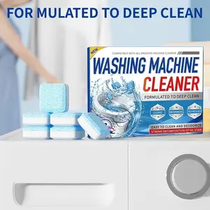 ✨👕washer cleaner tablets mold remover Effervescent (Fizzing) Tablets for Full Coverage. Safe for All Machines (HE & Standard, Front & Top Load) descale washing machine Truly Fresh Laundry Starts with a Clean Machine.