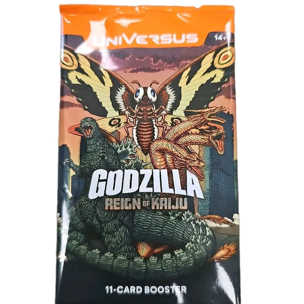 Godzilla Reign of Kaiju Universus Authentic Collectible TCG Booster Pack - Sealed New Trading Card Pack for Collecting, Non-Sports Collectible