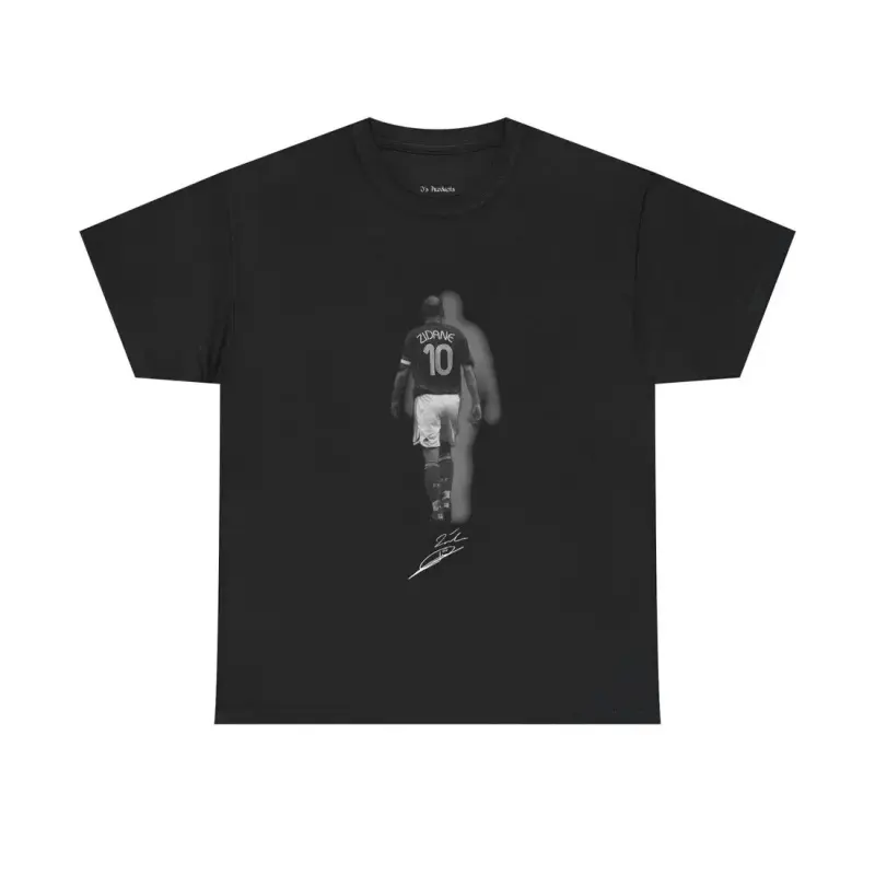 180g[100%cotton]Zinedine Zidane Graphic Tee, Soccer T-Shirt, Football Player Gift, Sports Fan Shirt, Unisex Cotton Top