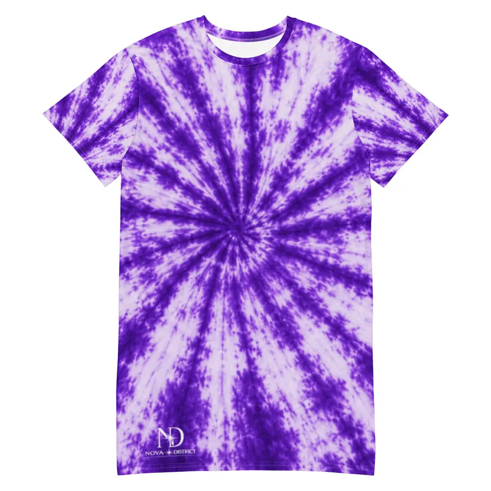 Nova District Amethyst Wave T-Shirt Dress