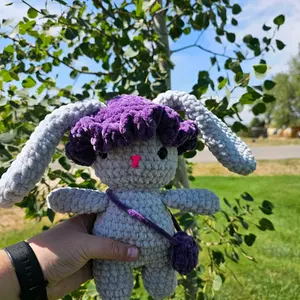 Baby Bunny Doll by AmethystAngelOrigins crochet animals