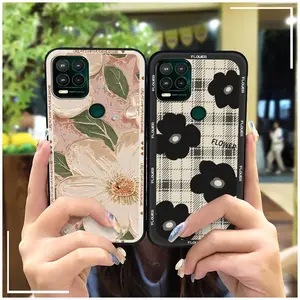 Durable Anti-knock Phone Case For Moto G Stylus 5G Full wrap Dirt-resistant Graffiti oil painting Soft case Cute Anti-dust Phone Pouch TPU Fashion Design Cartoon Back Cover