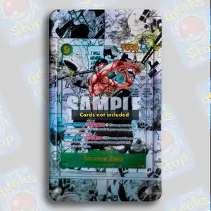 Zoro Manga Extended Art Custom Acrylic Display Frame