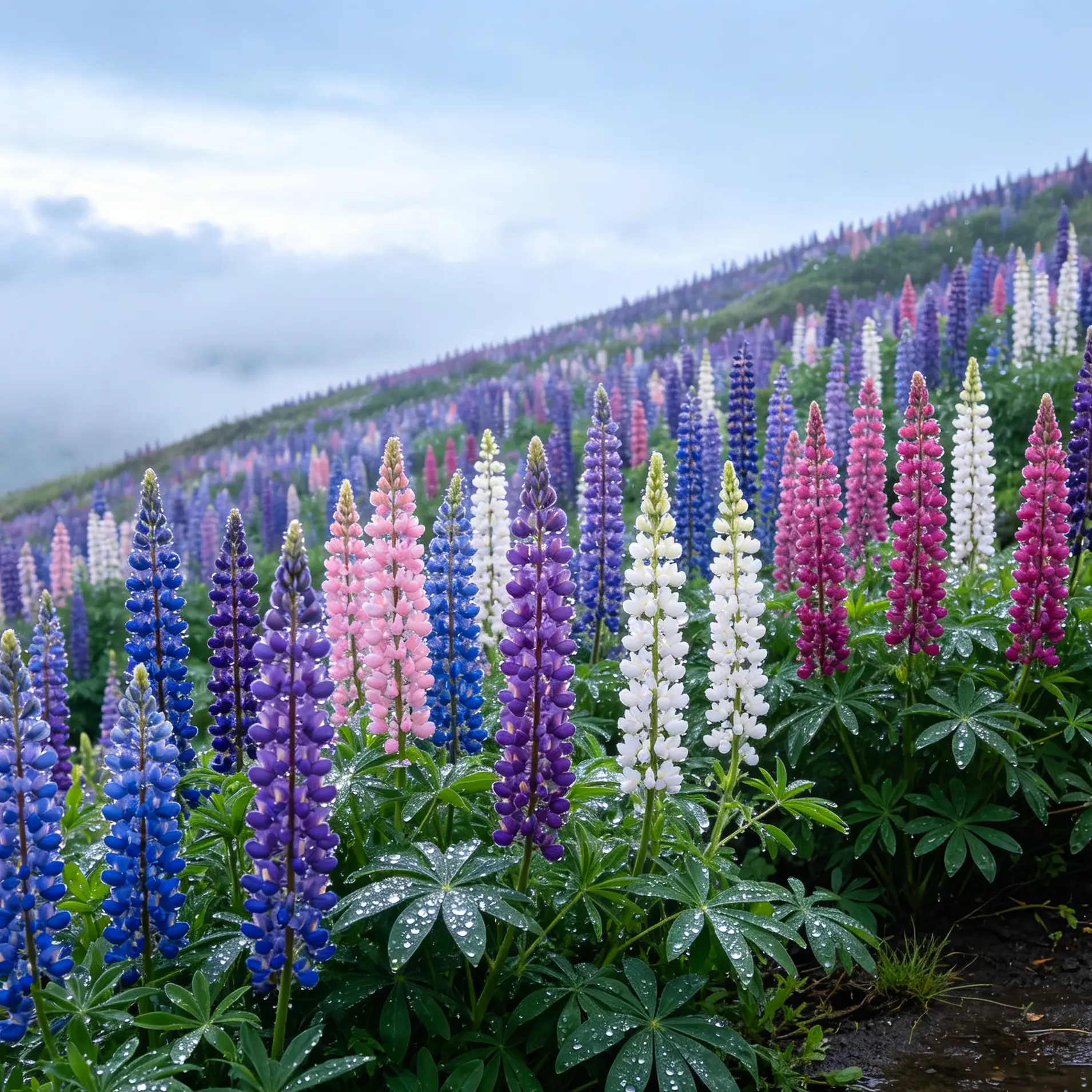 120 Pcs Assorted Lupine Seed Pack, Hardy Vertical Flowering Flora Ideal For Outdoor Yard Edge & Green Space Layout, Thoughtful Floral Present For Hobbyist Gardeners