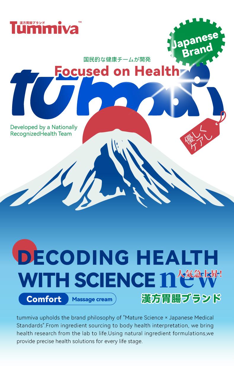 Tummiva Comfort Massage Cream for Digestive Wellness - Plant-Based 30g Natural Herbal Relief for Stomach Pain Bloating Diarrhea & Bowel Noises