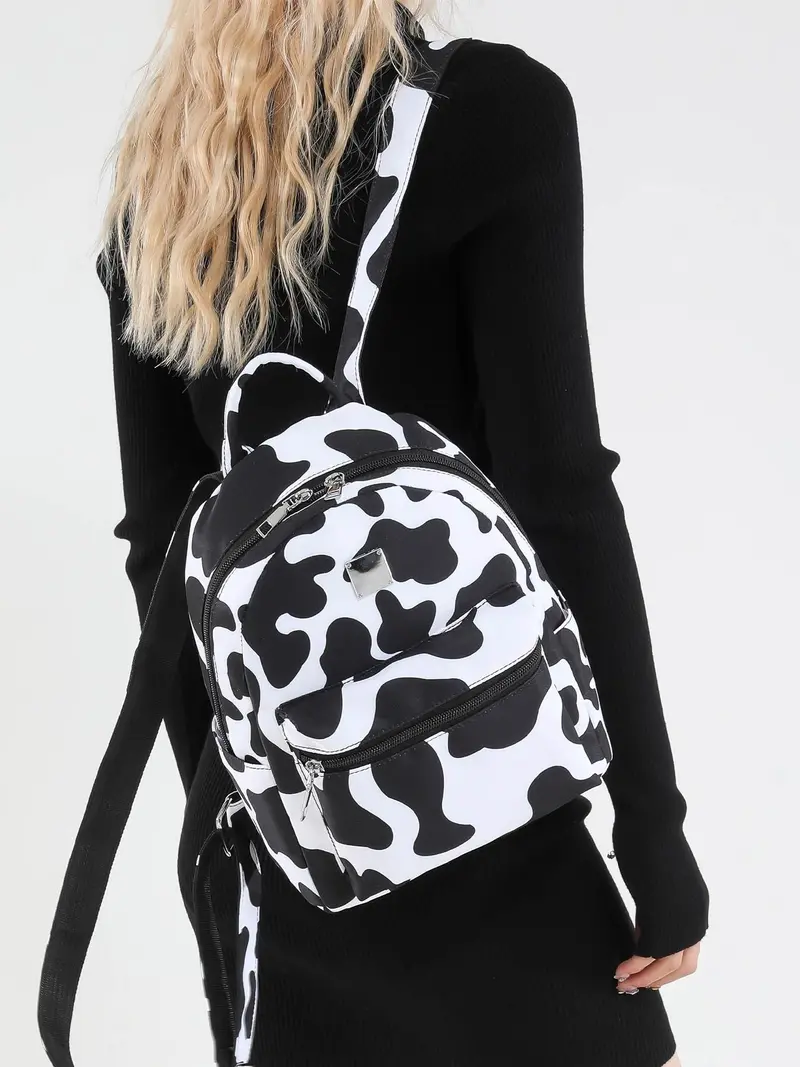 cow print bookbag - TikTok Shop display picture 3